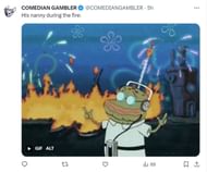 Interactive commentary with the news (Image via X/@COMEDIANGAMBLER)