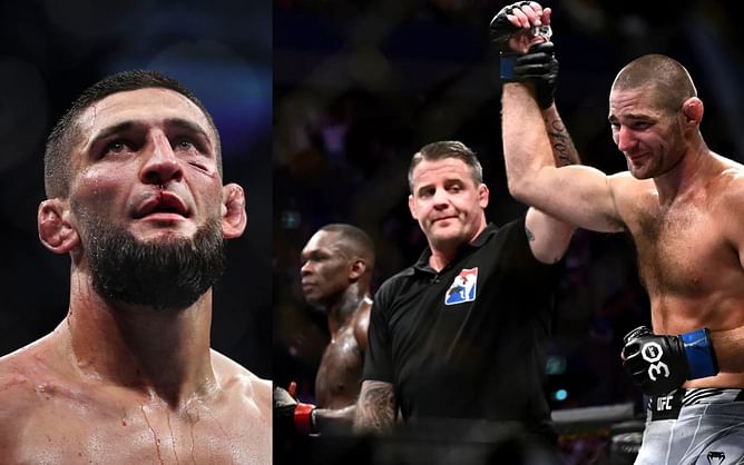“I was holding myself” – Khamzat Chimaev foresaw Sean Strickland defeating Israel Adesanya, provided he endured first round