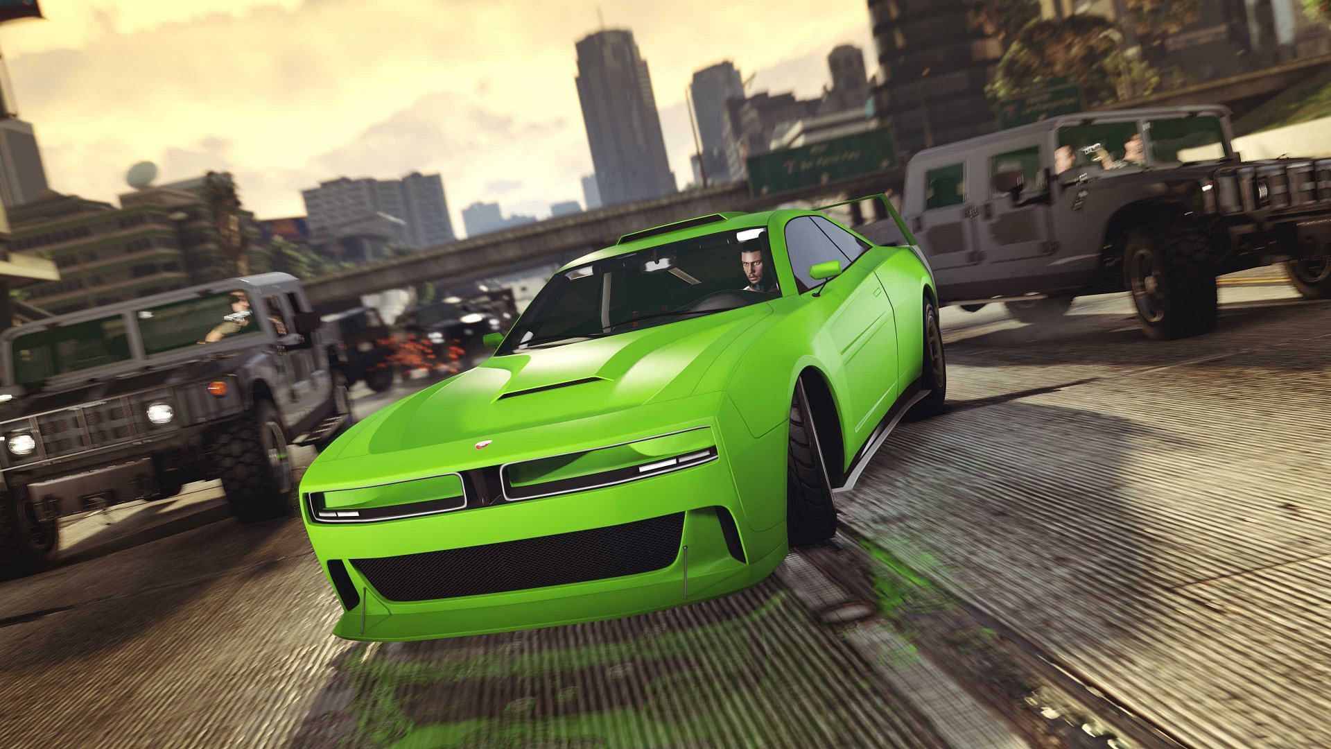 Drag Races are a new racing event in GTA 5 Online (Image via Rockstar Games)