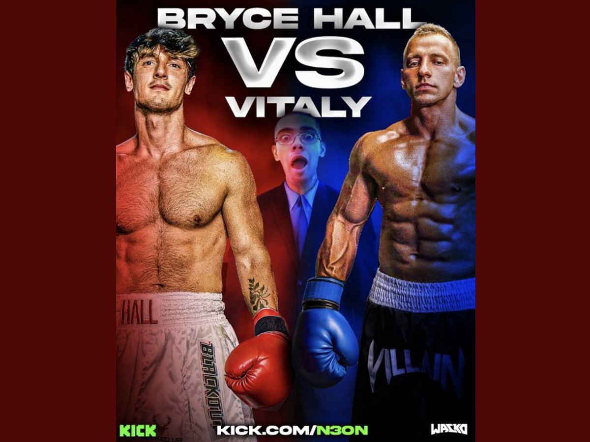 Vitaly was set to take on Bryce Hall in a boxing match (Image via X)