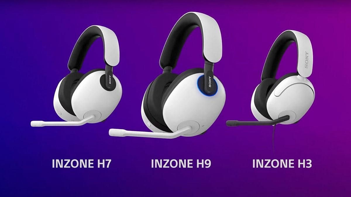 The Inzone headphones lineup (Image via Sony)