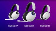 The Inzone headphones lineup (Image via Sony)