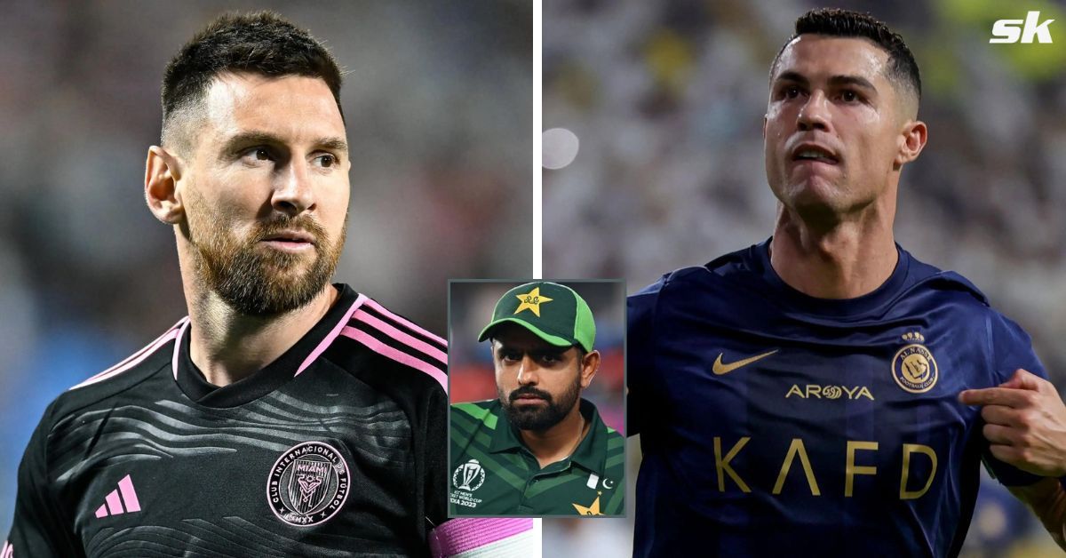 Babar Azam picks between Cristiano Ronaldo and Lionel Messi. 