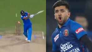 [Watch] Rohit Sharma gets bowled for a golden duck vs Afghanistan to record back-to-back 0s