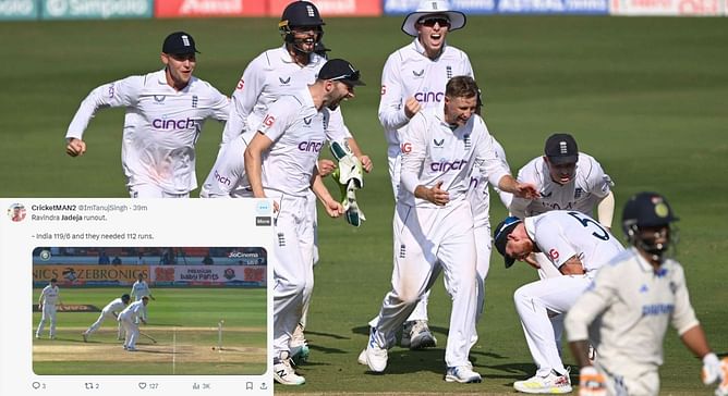 [Watch] England captain Ben Stokes runs out Ravindra Jadeja with stunning reverse throw on Day 4 of IND vs ENG 1st Test