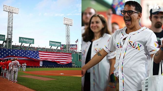 "How long is that HDMI cord?" "Jealous" - MLB fans react to somebody playing Fortnite on Fenway Park's big screen