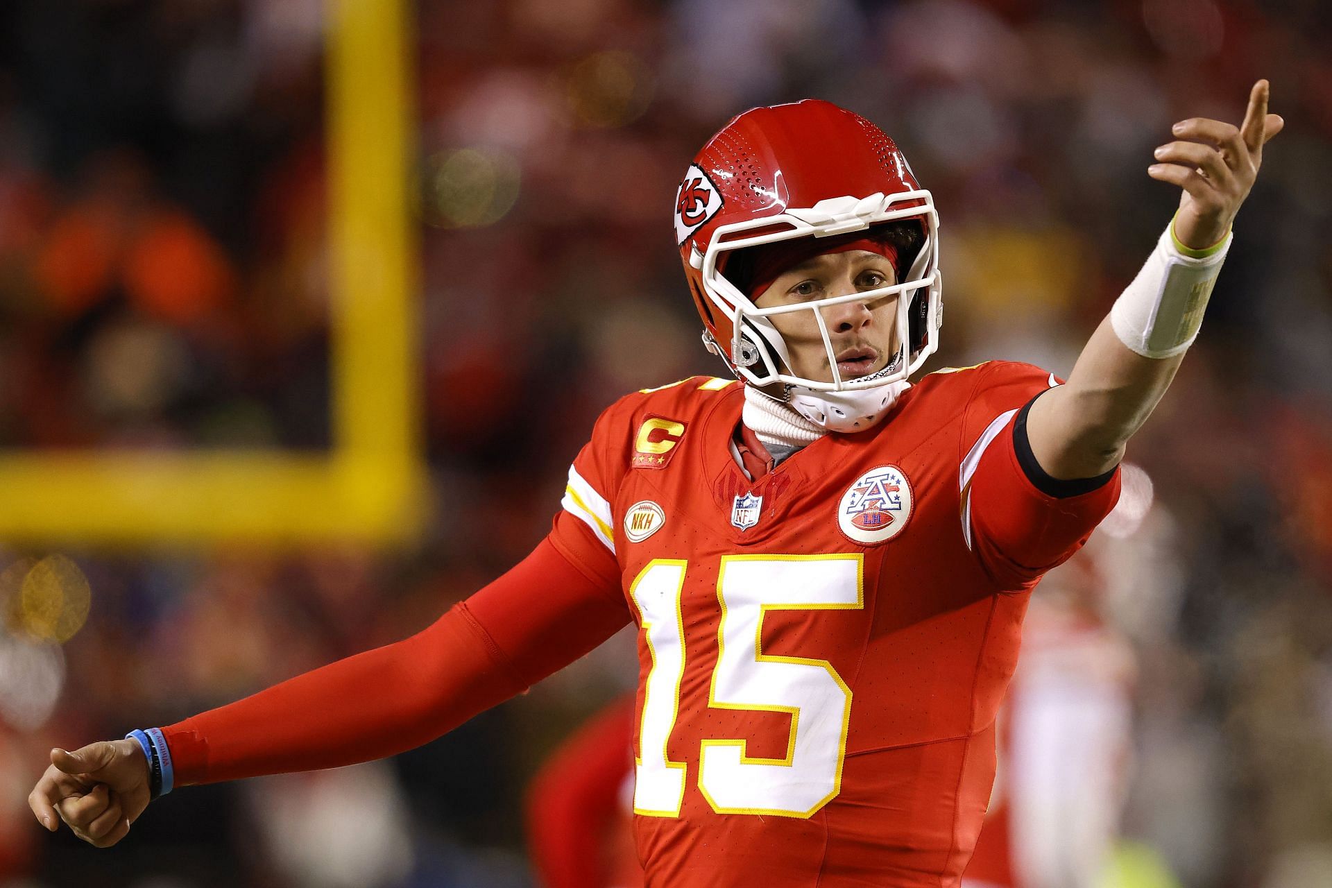 Kansas City QB Patrick Mahomes will start against the Bills in their NFL Playoff game on Sunday