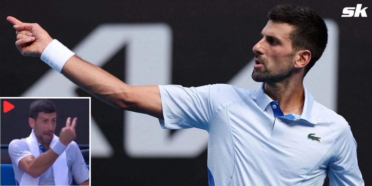 WATCH Novak Djokovic fumes at his team after making desperate attempts