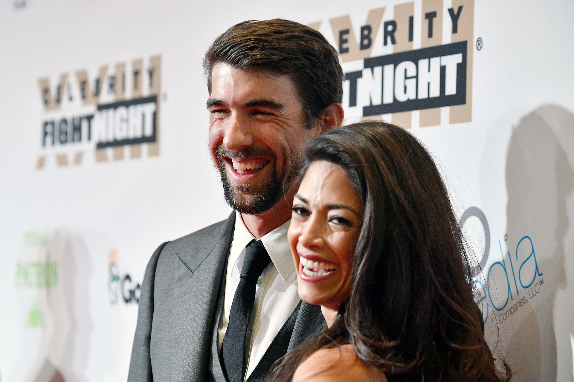 Michael and Nicole Phelps at Muhammad Ali&#039;s Celebrity Fight Night XXIII - Red Carpet