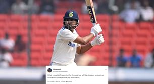 "What a waste of opportunity" - Fans react as Shreyas Iyer departs for 35 off 63 balls on Day 2 of India vs England 1st Test
