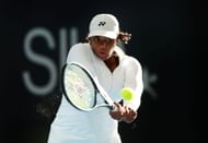 Taylor Townsend at the 2024 Adelaide International.