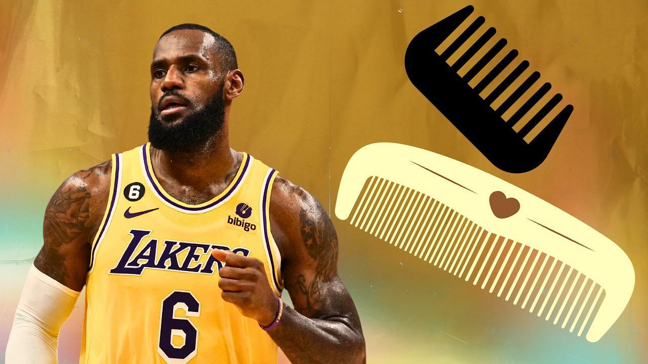 LeBron James made fun of in social media for brushing his thin hair