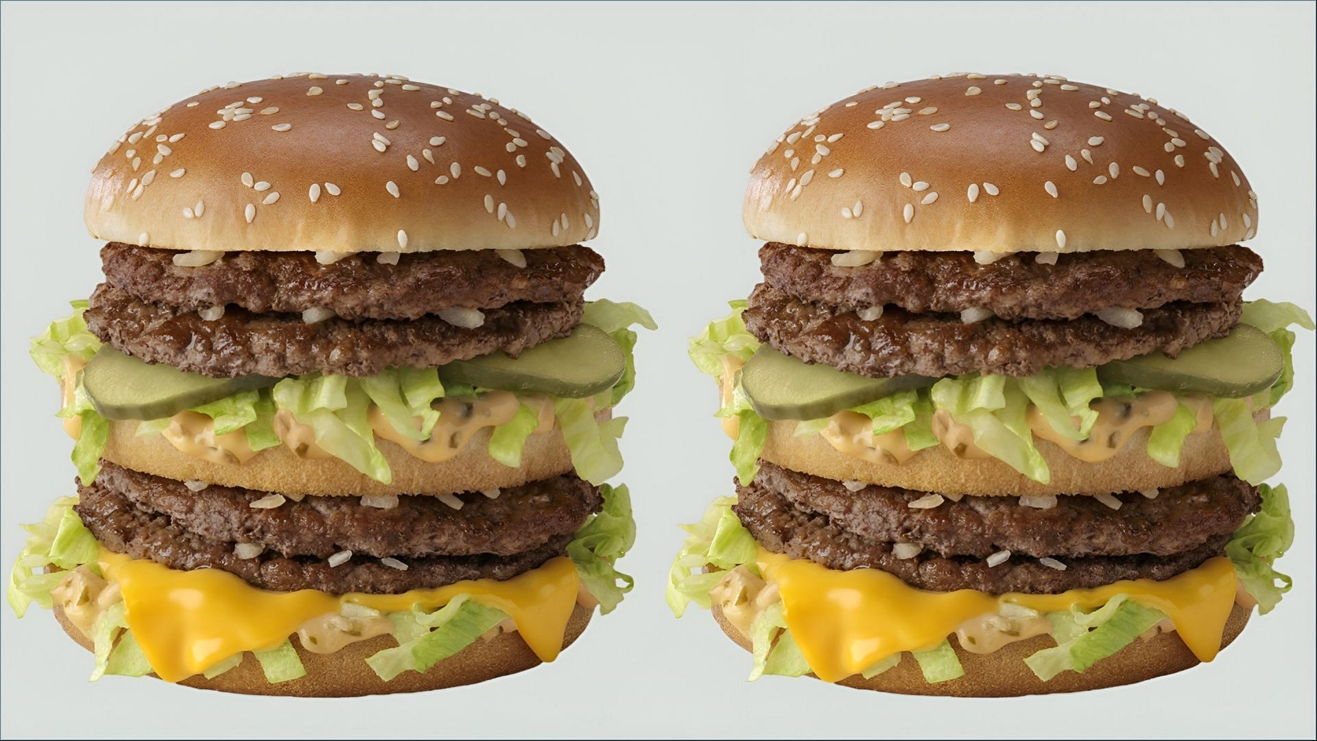 The Double Big Mac will be available nationwide starting on Monday, January 24, 2024 (Image via McDonald&rsquo;s)