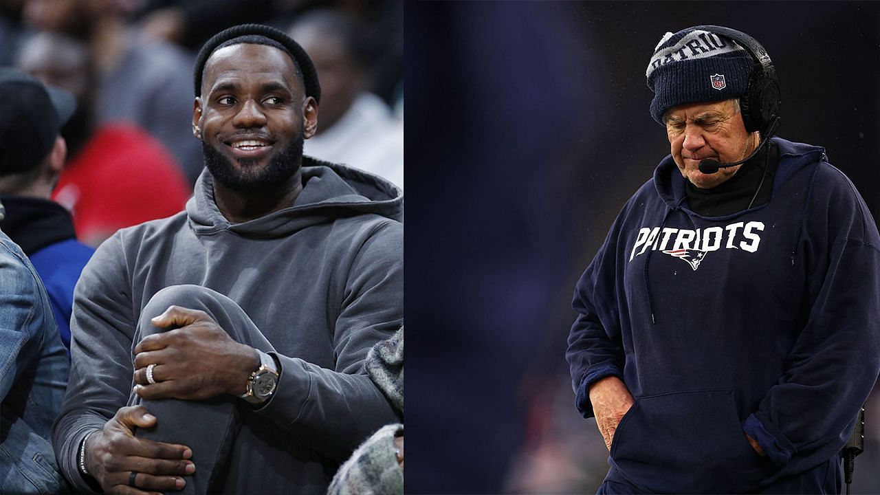 LeBron James pays respect to NFL coach Bill Belichick
