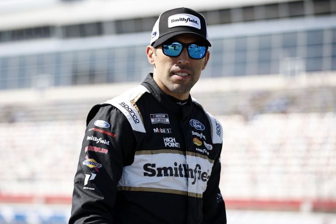 Aric Almirola has a "sense of pride & purpose" heading into 2024 NASCAR Xfinity season as part-time driver and JGR's driver coach