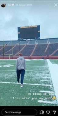 Screenshot from Instagram