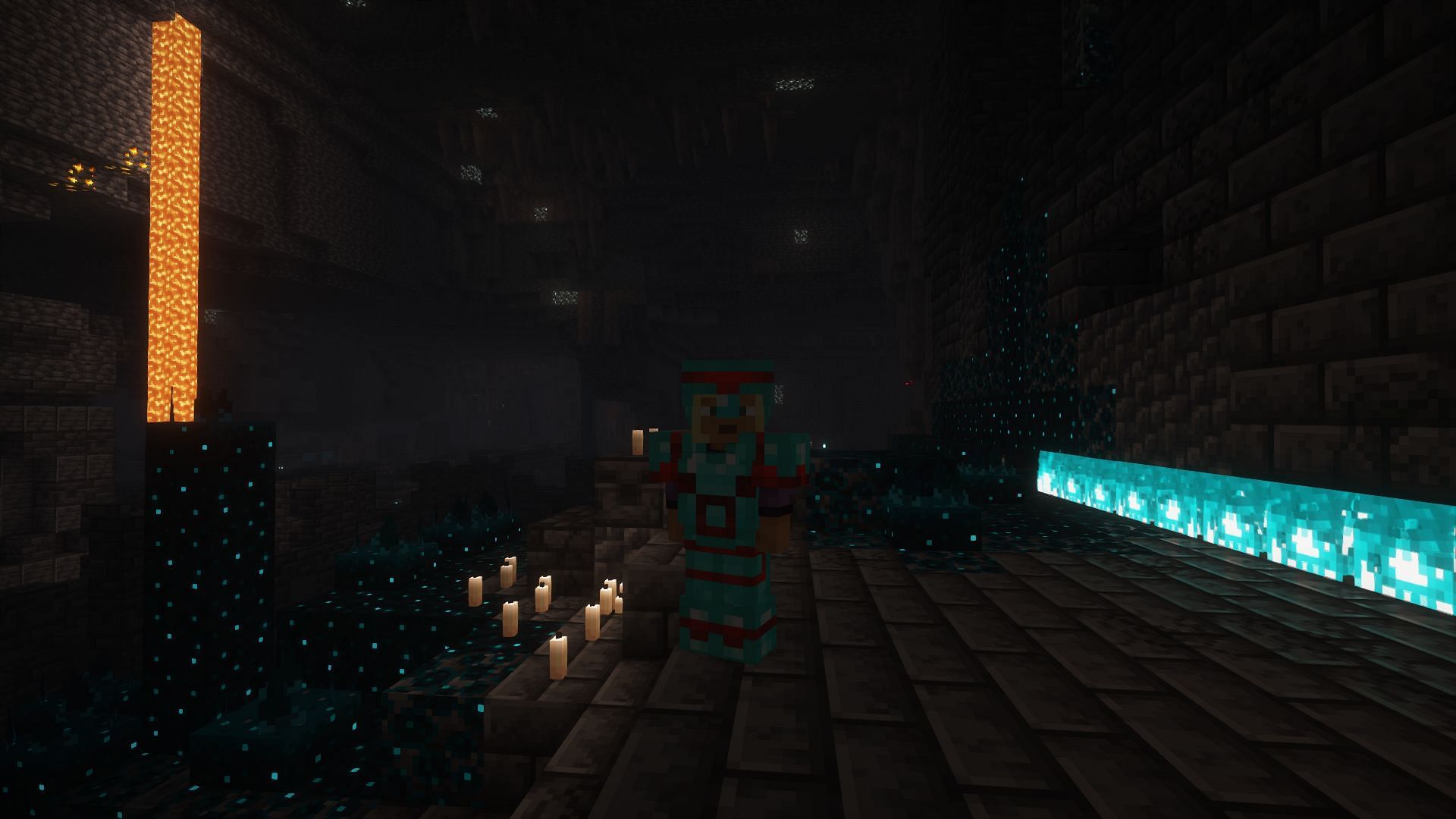 Ward Armor Trim can be found in Ancient City (Image via Mojang)