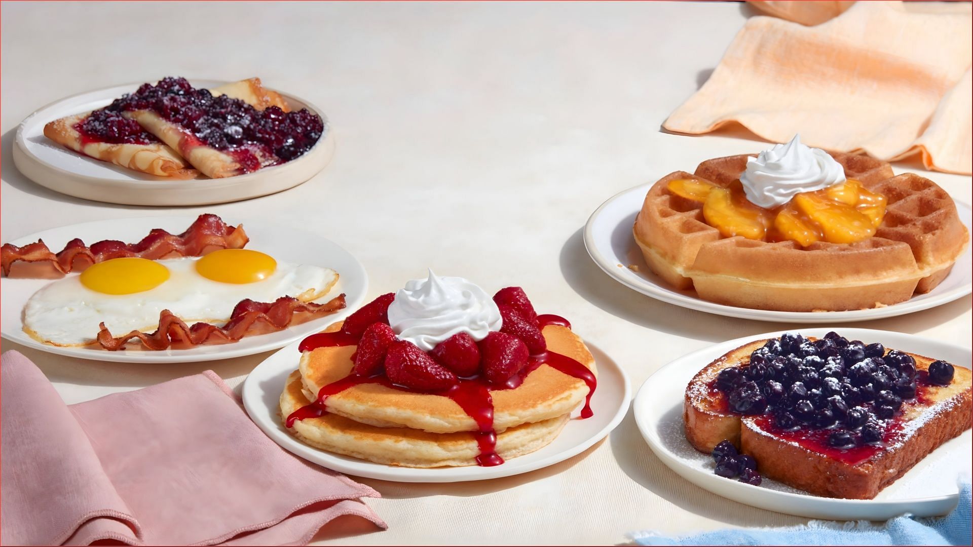 IHOP brings back the Tooty Fresh &lsquo;N Fruity Extravaganza breakfast combo with extra choice of fruity toppings (Image via IHOP)