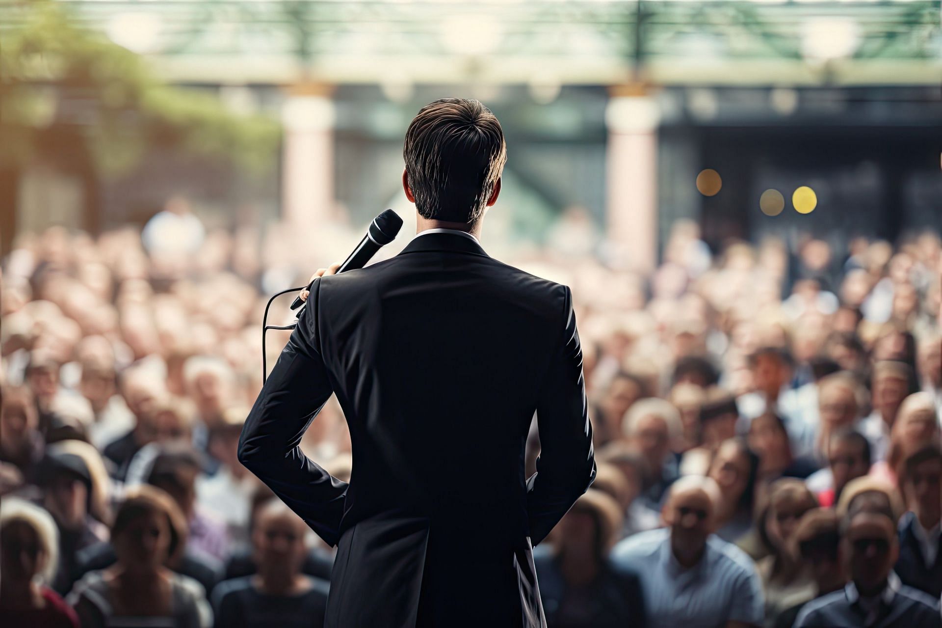 Do you experience glossophobia? Here is how you can recognize it and treat it. (Image via vecteezy/  wichayada suwanachun)