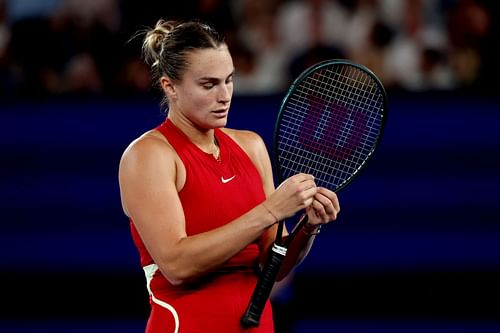 Aryna Sabalenka at the 2024 Australian Open