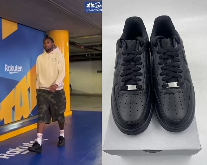Warriors' Jonathan Kuminga serves up fresh kicks in sleek all-black $308 Air Force Ones