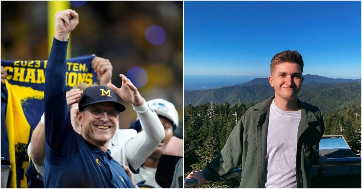 Jim Harbaugh and his son James  Harbaugh