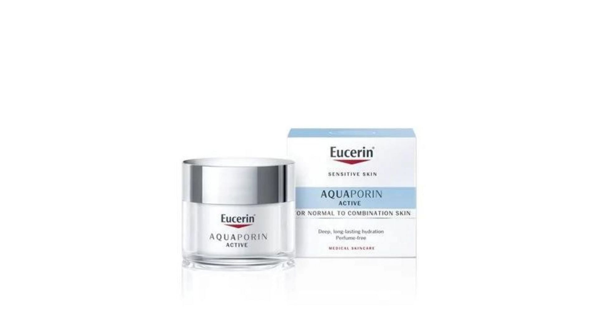 Eucerin AQUAPORIN Active for normal to combination Skin (Image via Eucerin&#039;s official website)