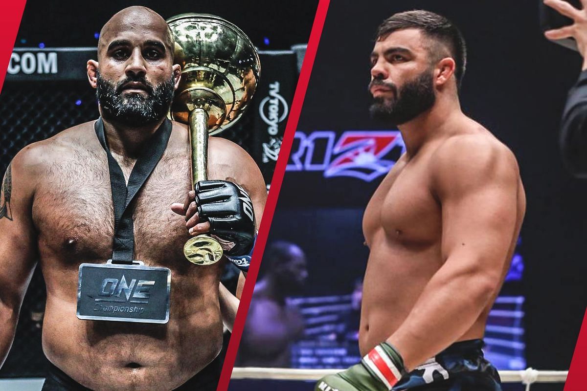 Arjan Bhullar (L) and Amir Aliakbari (R) | Image credit: ONE Championship