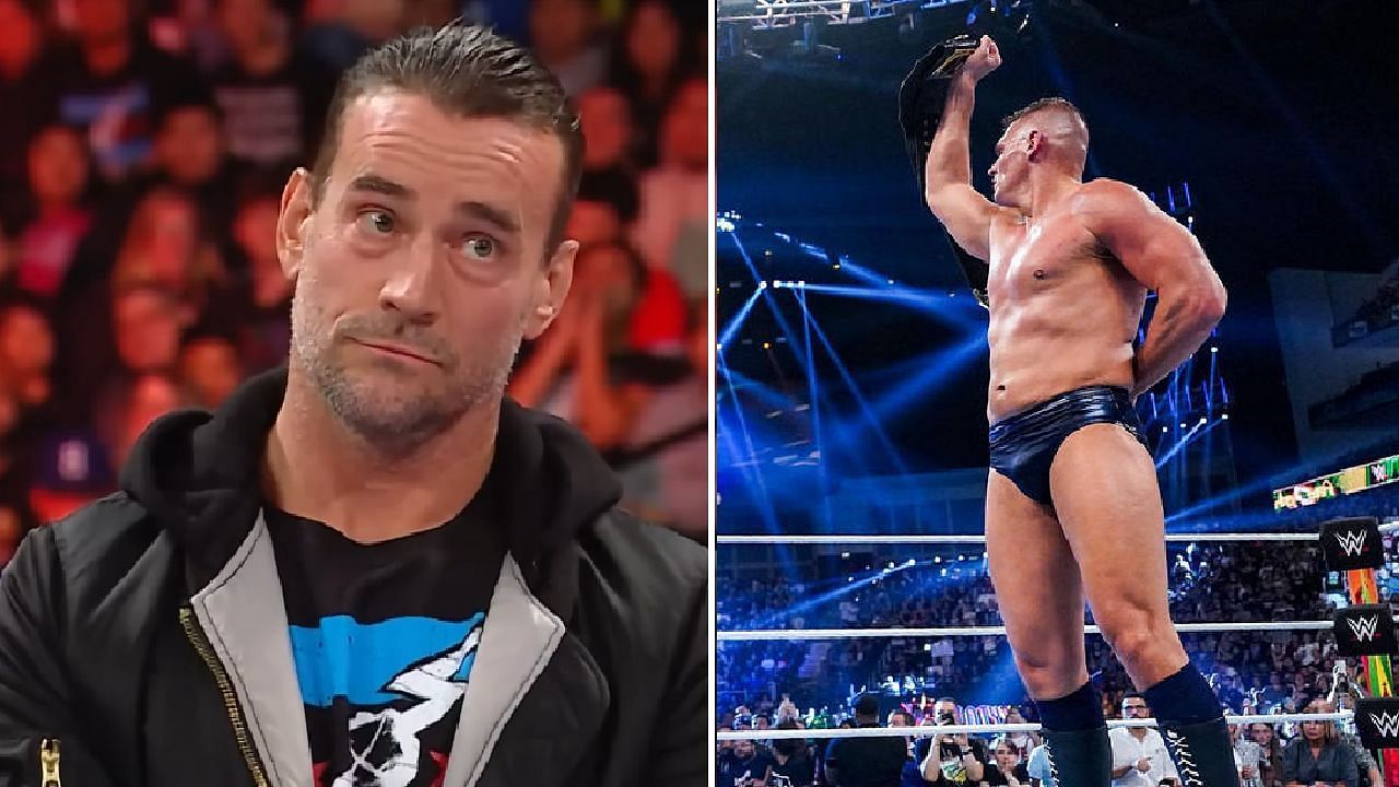 CM Punk (left); The Ring General, Gunther (right)