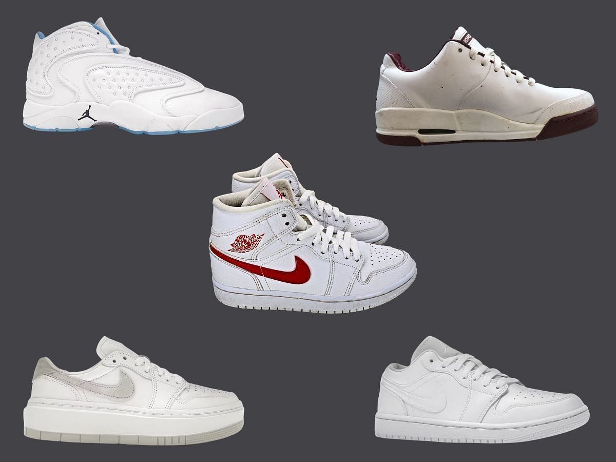 Best white Air Jordan sneakers for women (Image via Sportskeeda)