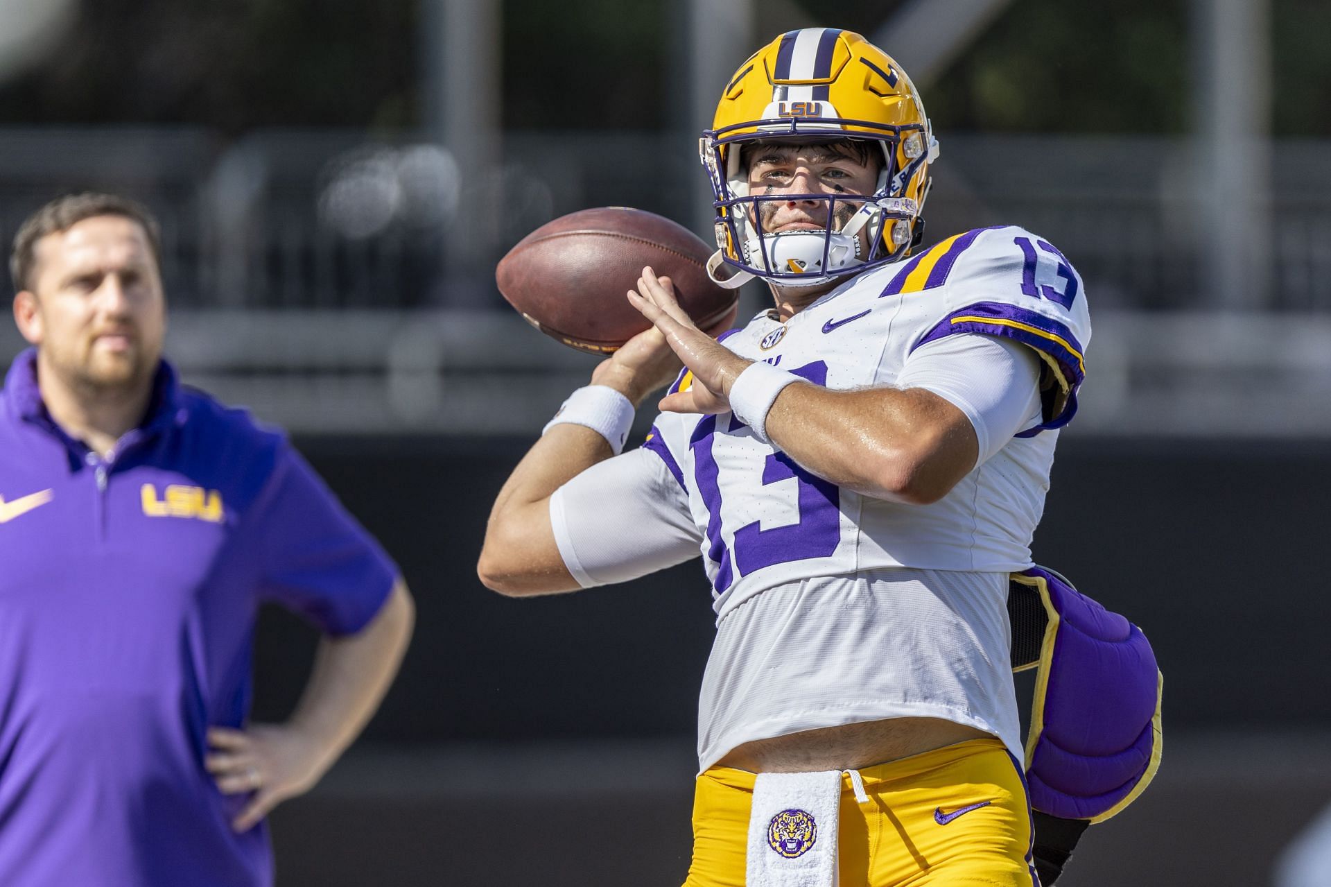 Garrett Nussmeier gets his first career start in the ReliaQuest Bowl