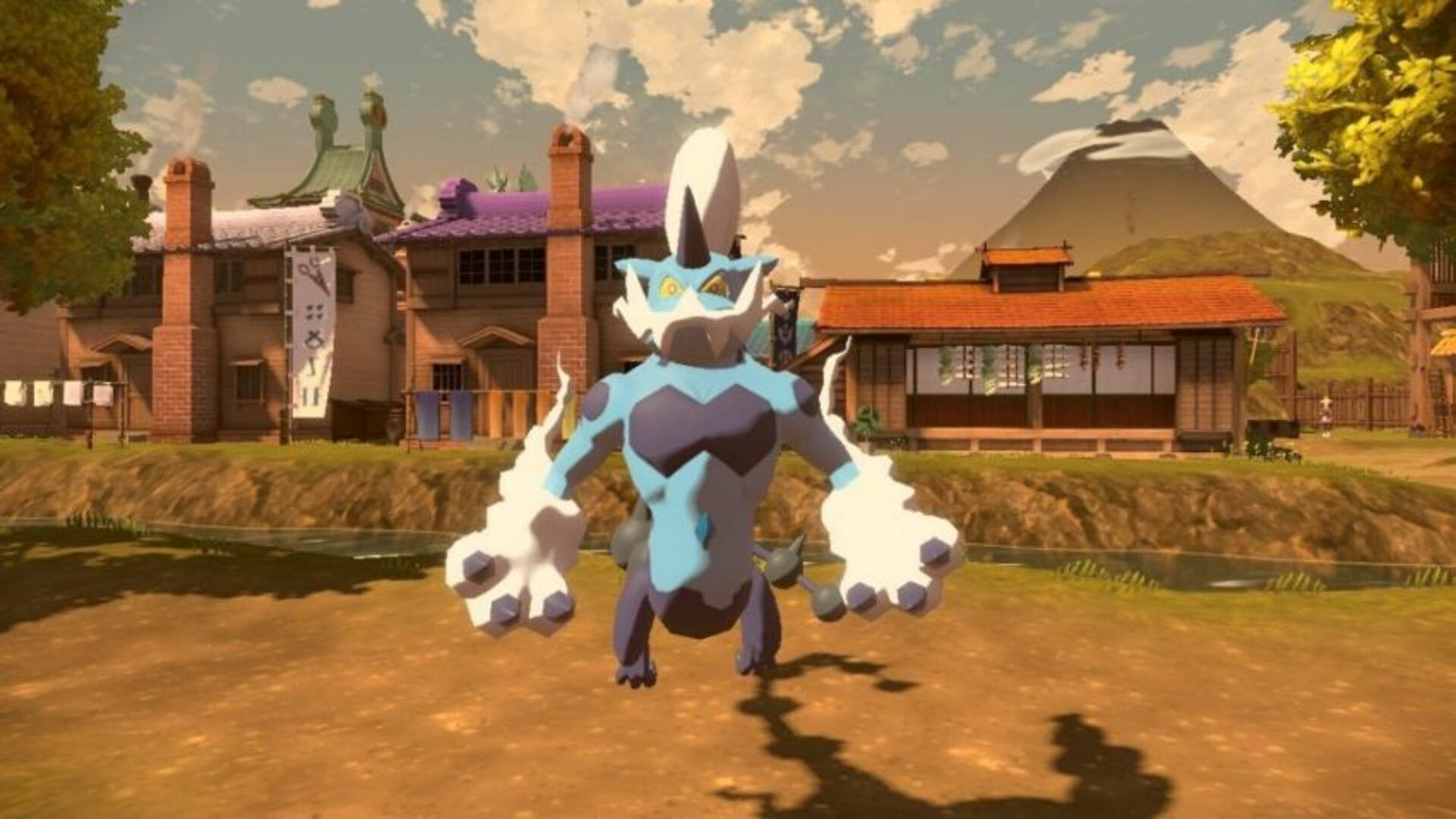 Thundurus Therian Forme in Legends Arceus (Image via The Pokemon Company)