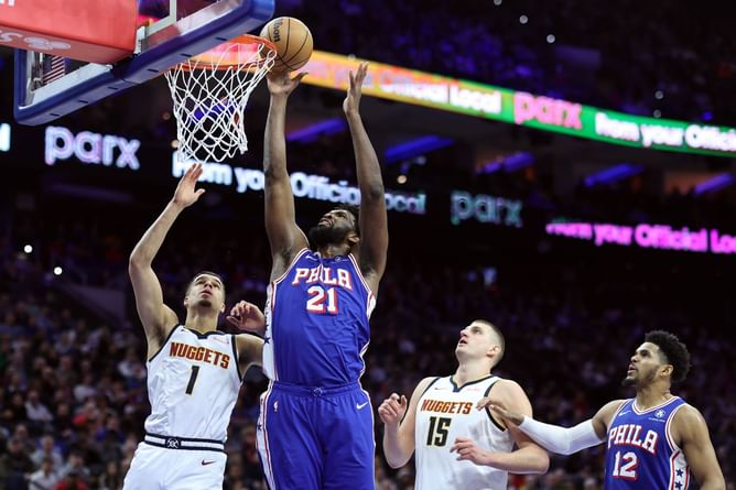 "EMBIID OWNS JOKIC": NBA fans react to Joel Embiid outplaying Nikola Jokic, drops 41 as Twitter roasts Denver's MVP
