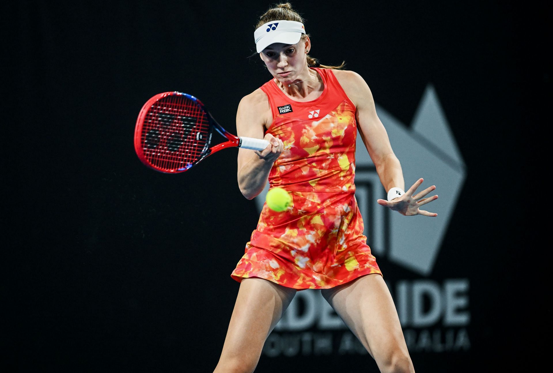 Elena Rybakina at the 2024 Adelaide International.