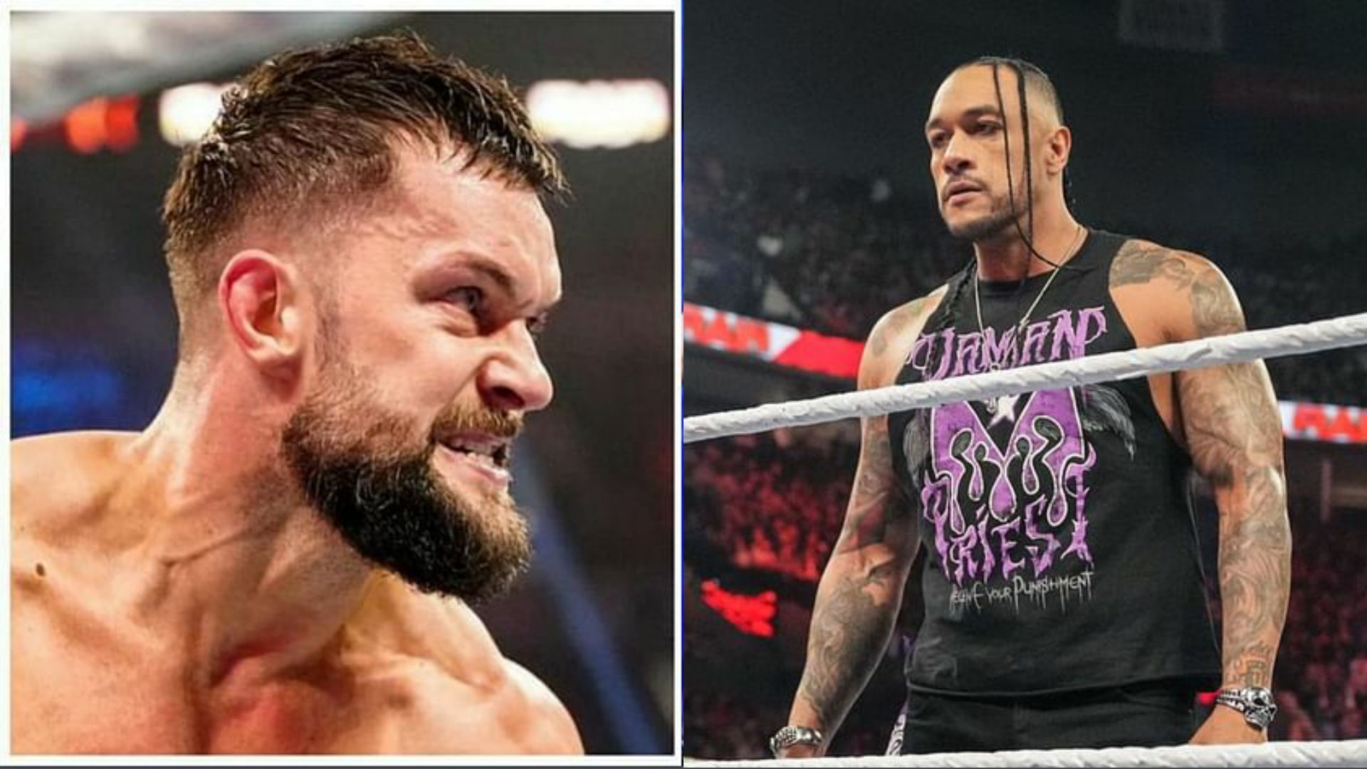 Finn Balor (left); Damian Priest (right)