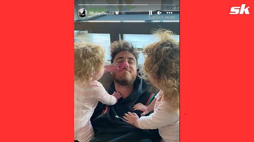 Cody Bellinger's fiancee shared a lovely picture of the former MVP and their daughters