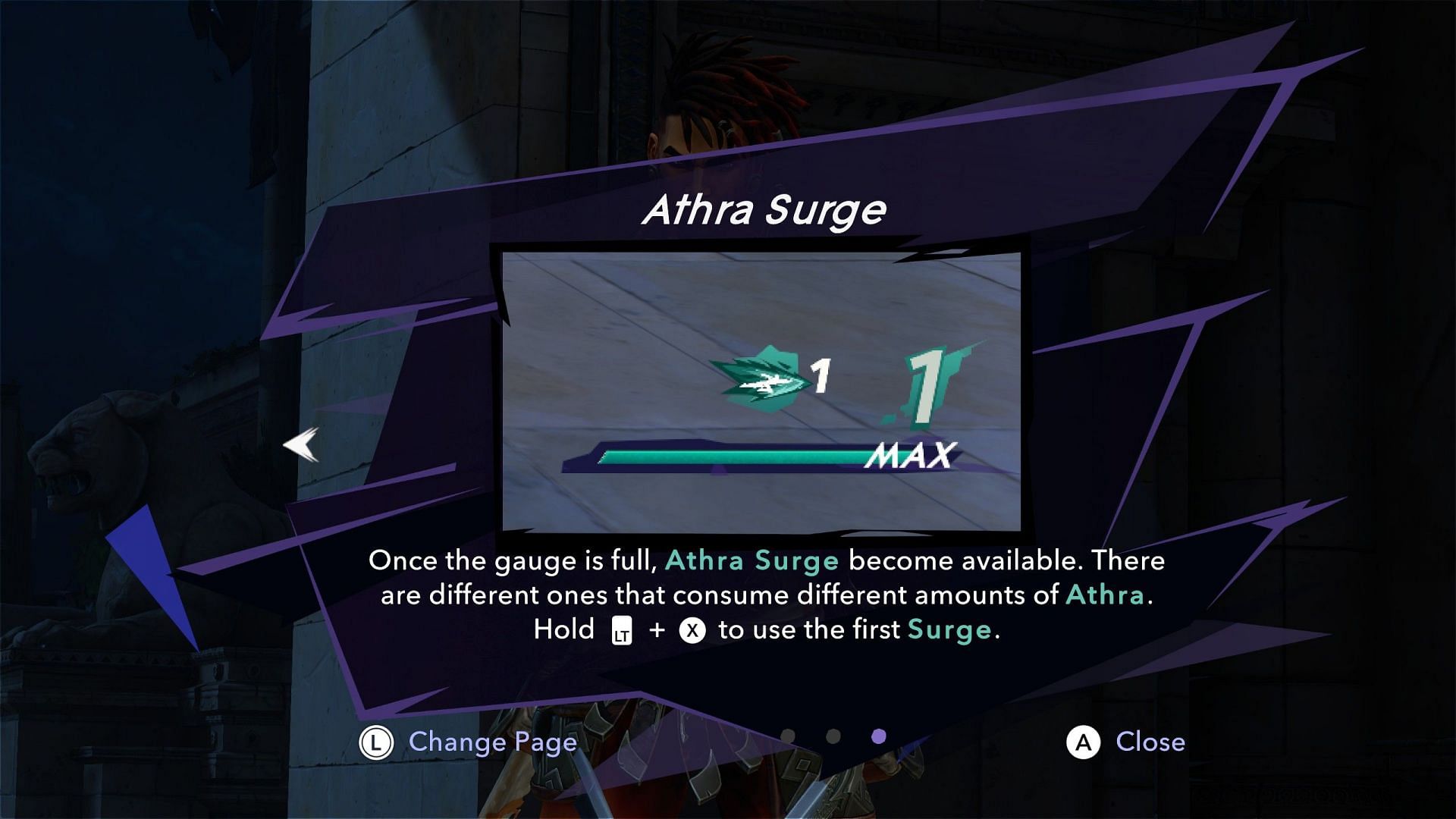 How to use Athra Surge? (Image via Ubisoft)