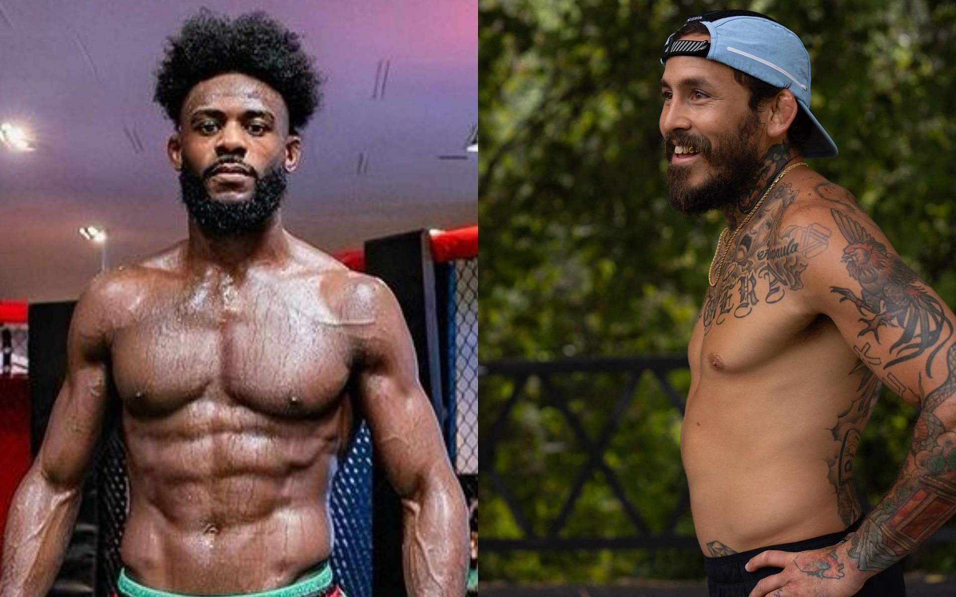 Marlon Vera (right) blasts Aljamain Sterling (left) for chasing money [Images courtesy @chitoveraufc and @funkmastermma on Instagram]