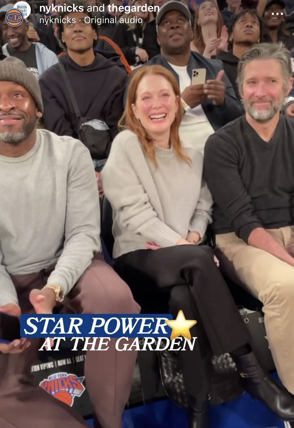 Julianne Moore at Madison Square Garden