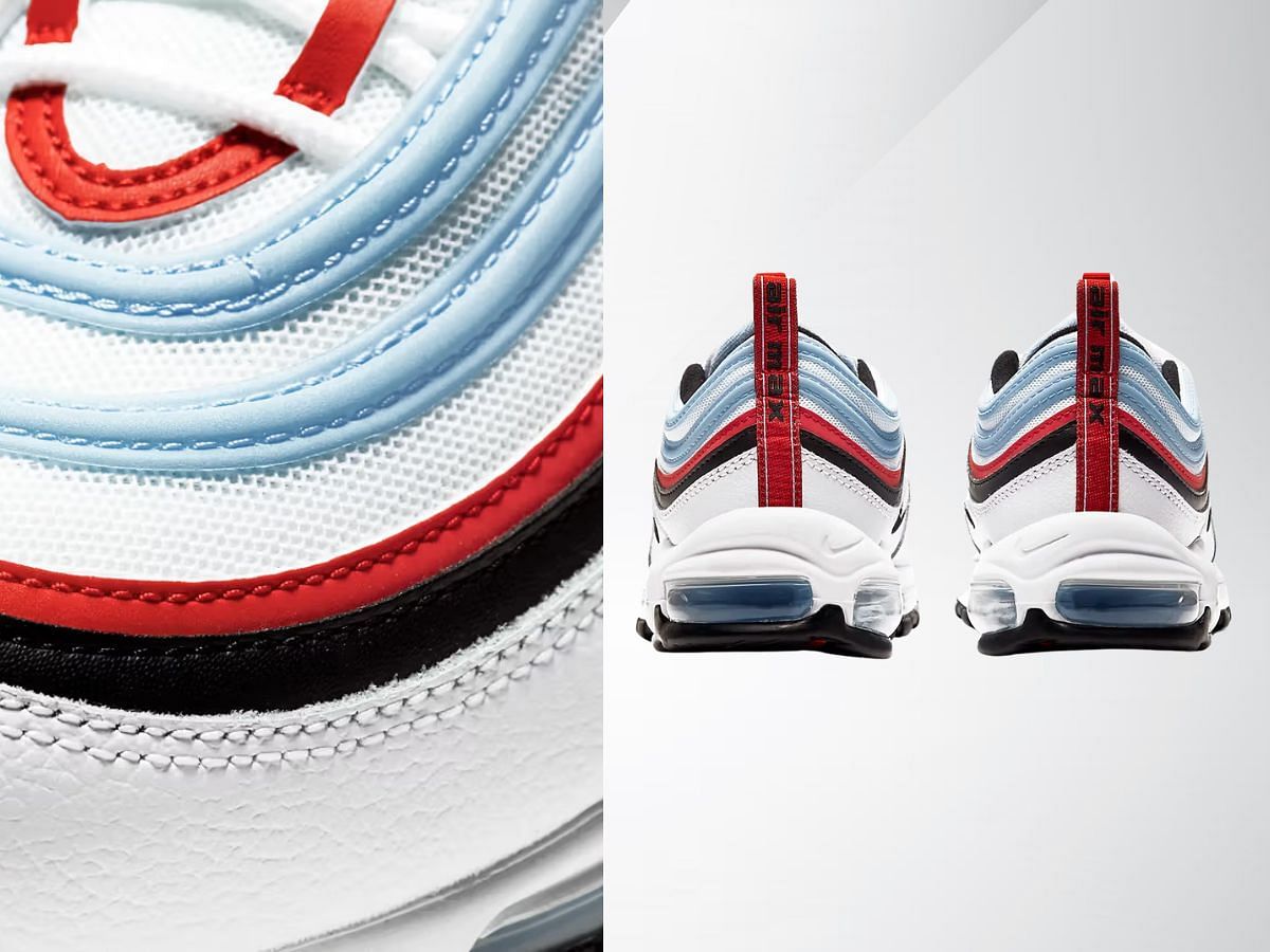 The Nike Air Max 97 &ldquo;Gundam&rdquo; sneakers (Image via Nike)