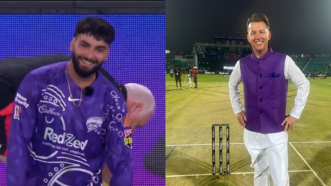 [Watch] "Aapse milke khushi hui" - Brett Lee speaks perfect Hindi while conversing with Nikhil Chaudhary in BBL 13