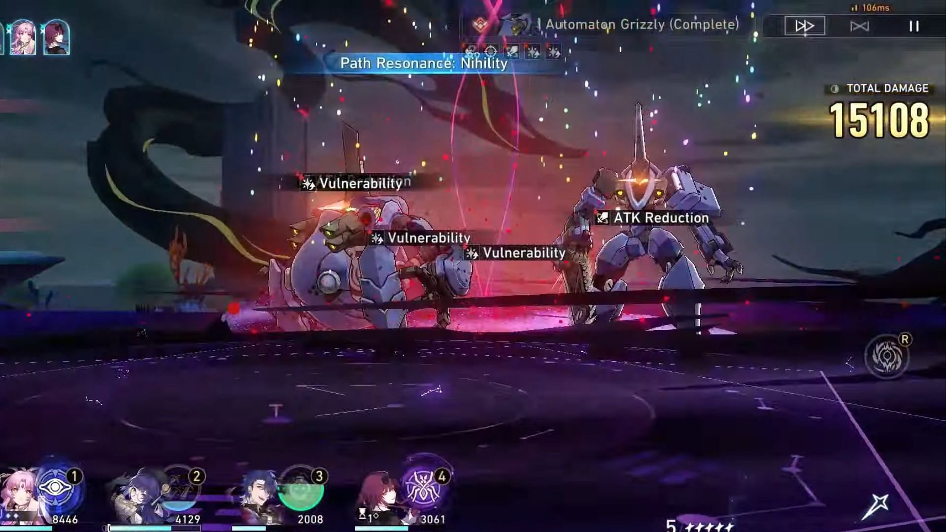 Use the Nihility Path to weaken the opponents in the Gold and Gears game mode (Image via YouTube/XiasuZ)