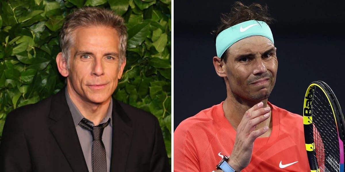 "Wishing Rafael Nadal a speedy recovery" Ben Stiller sends his best