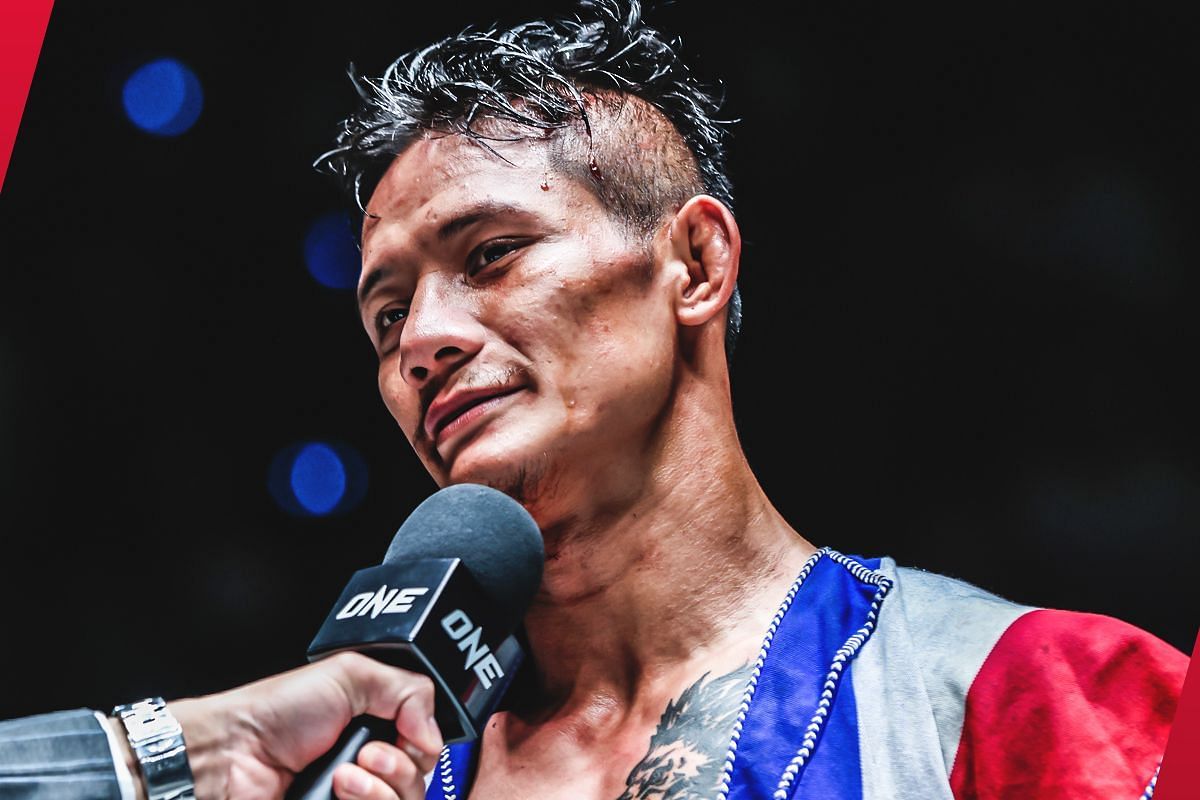 Rising Thai star Suablack is proud to have showcased his roots in his victory at ONE Fight Night 18. -- Photo by ONE Championship