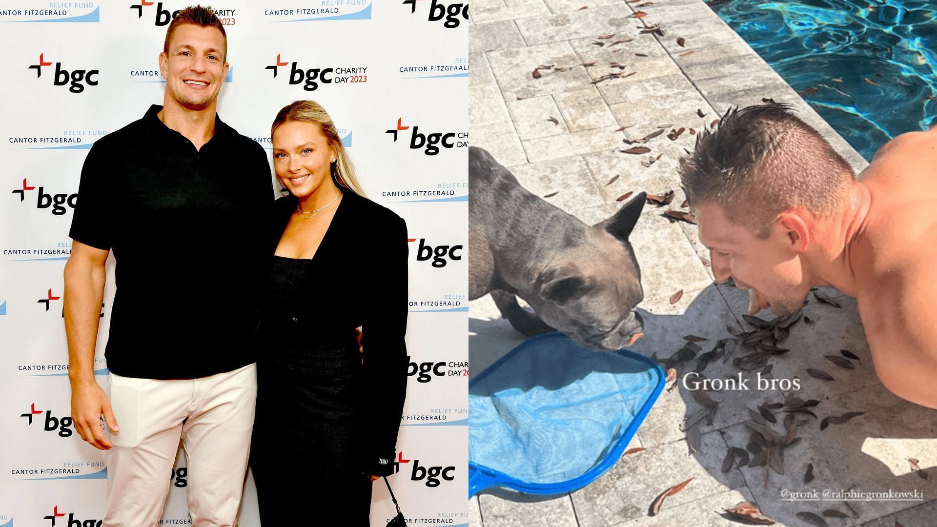 Rob Gronkowski and Camille Kostek go on a quick vacation