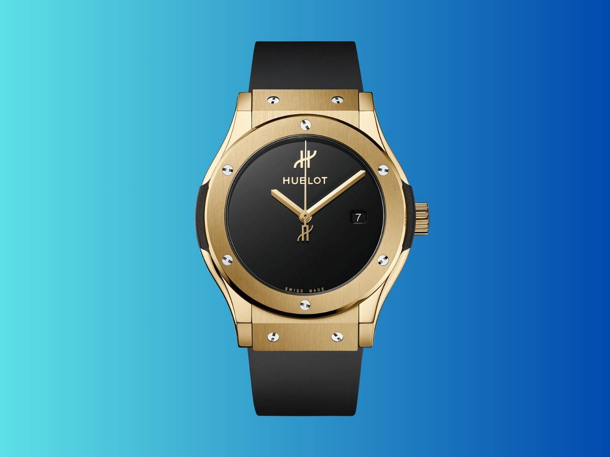 The Classic Fusion Original Yellow Gold watch (Image via Hublot)