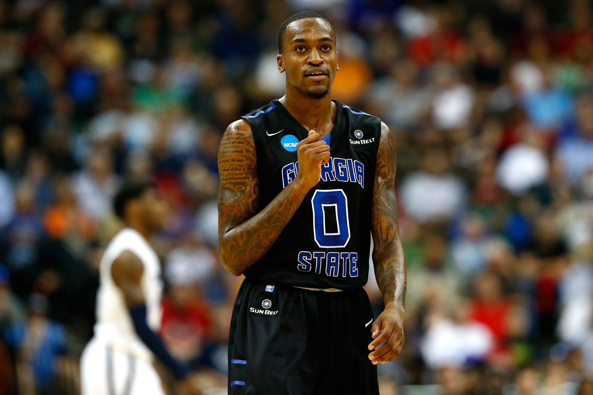 Kevin Ware, shown here with Georgia State, suffered a horrific injury while playing for Louisville.