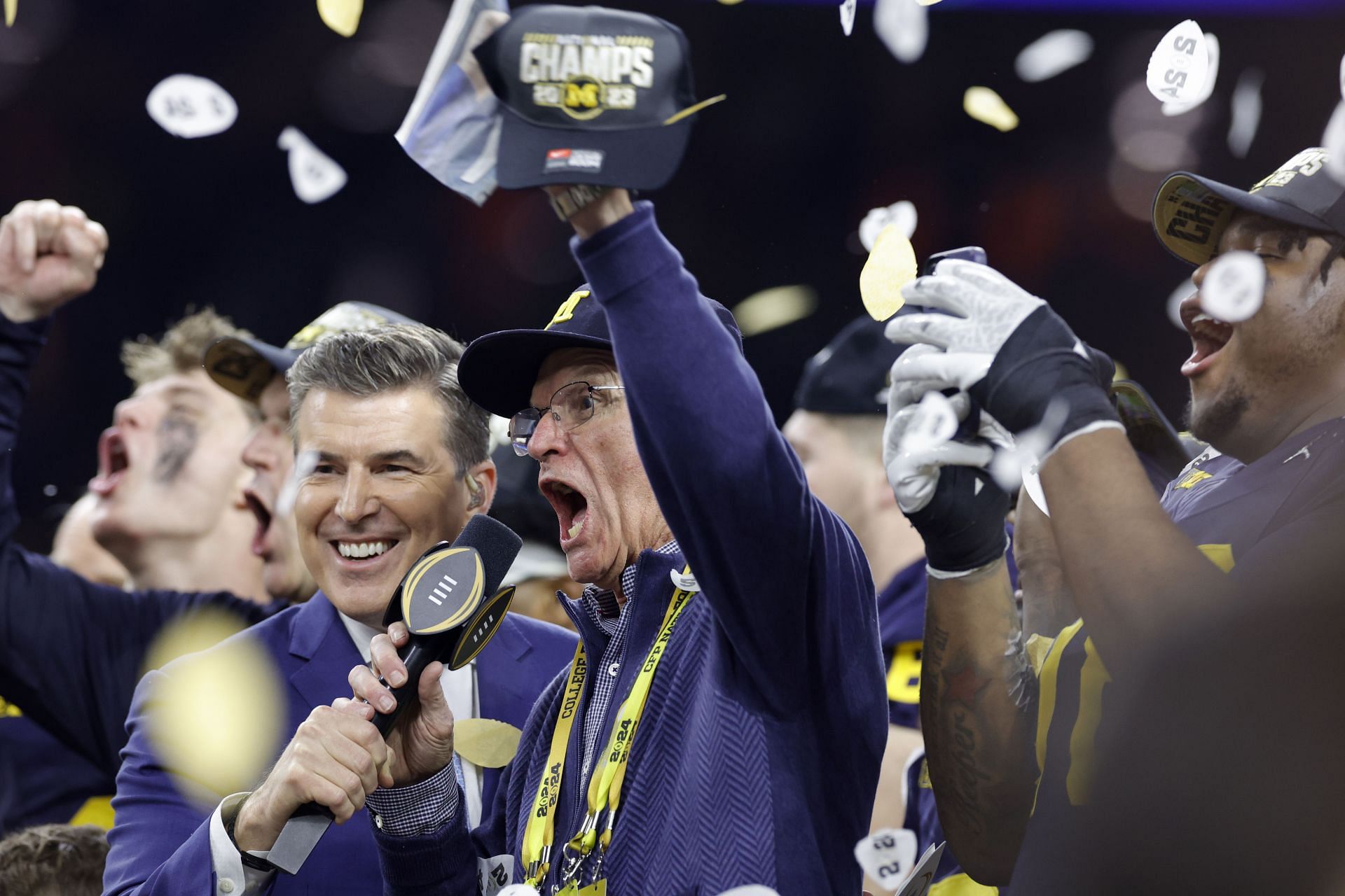 IN PHOTOS Jim Harbaugh shares precious moments with his 84yearold