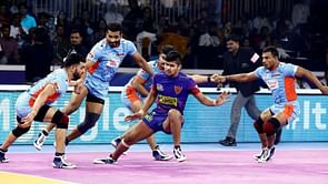 Who is the fastest player to score 1000 raid points in PKL?