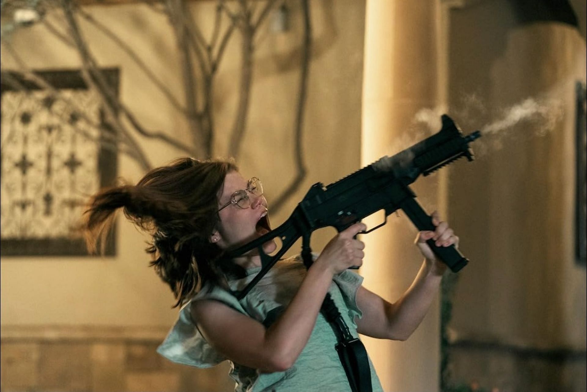 Kimi Rutledge as Maya Lerner in Obliterated (Image via IMDb)